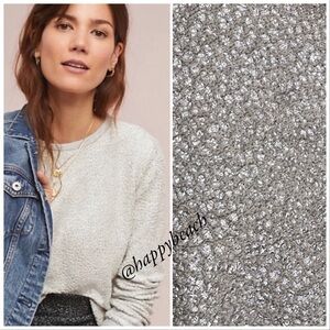 Dolan Left Coast | Shine sweatshirt silver | Anthropologie